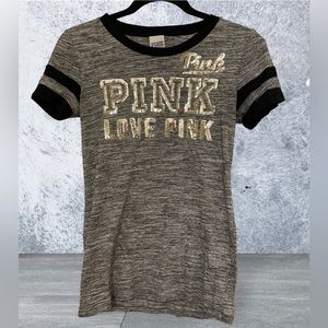 PINK sparkling sporty Tshirt